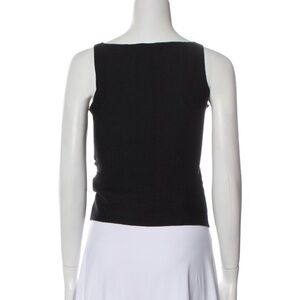 Giorgio Armani Virgin Wool Crop Top